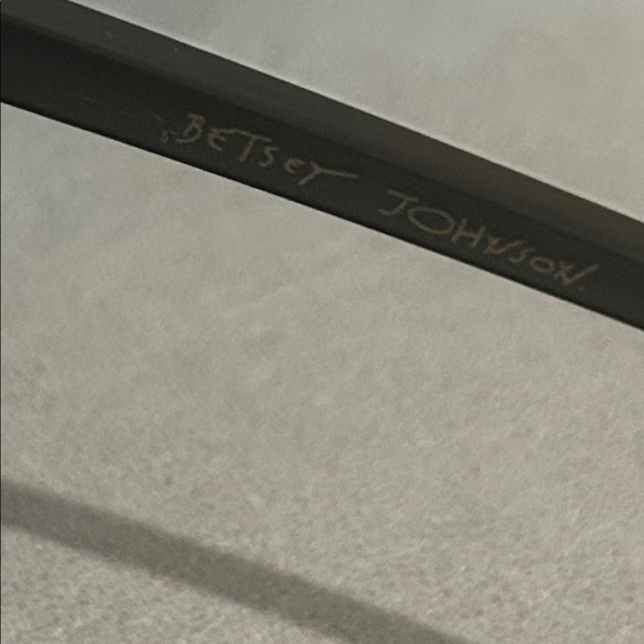 Betsey Johnson Heart-Shaped Black Sunglasses - Picture 2 of 4